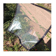 SHIJINHAO Telo Impermeabile Esterno Trasparente Ispessimento Antipioggia Panno di Plastica PE Incatramata Balcone Finestra Fiore 'Isolamento Fredda Capannone Film Serra Parabrezza della Tenda for Uso