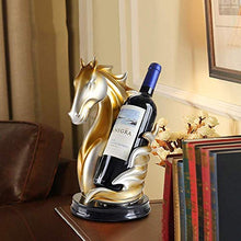 Elegante Semplicità Cavallo Portabottiglie Decorazioni per il Vino Raffreddamento Del Vino Regalo Di Inaugurazione Della Casa Casa Europea e Americana Casa in Resina Articoli Artigianali Fatti a Mano