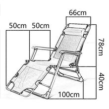Sywlwxkq Sedie da Giardino a gravità Zero in Giardino all'aperto Lettino da Sole reclinabile Pieghevole reclinabile da Ufficio Sedia da Spiaggia con Cuscini Supporta 200 kg Blu