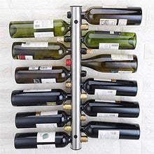 ZLJ Portabottiglie Portabottiglie per Vino Portabottiglie per Vino Portabottiglie Verticale a Parete Portabottiglie Tubolare 8 Fori 12 Fori