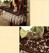VSander Cremagliere Del Vino Cremagliera Del Vino, Ripiano In Vetro Supporto Del Bicchiere Di Vino Arte Del Ferro Cremagliera Del Vino Di Vetro Sospensione Cremagliera Del Vino Vetro Champagne Cremagl