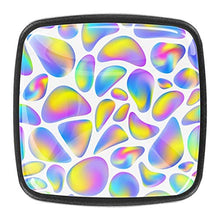 Vettore di gocce di liquido colorato Pomelli per Porta Set di 4 Pomelli per Mobili Manopole per Cassetti Cucina Armadio Vetro