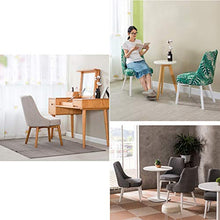 WFF Sedia da Ufficio Sedia, Struttura della Molla Cuscino Schienale Curvo Design Gambe della Sedia in Legno massello Fit The Body Curve Studio della casa Dressing Chair 9 Colori Arredo Bar