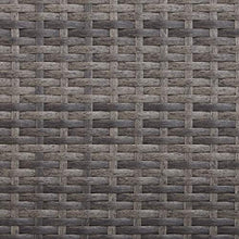 TecTake 403398 Set di Mobili Rattan, Arredamento Giardino, Tavolo Sedie Panca, Esterno Terrazzo Lounge Veranda, Grigio