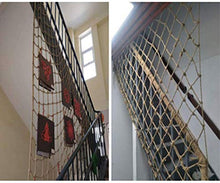 Protective net decoration / Alpinismo Net antiurto corda della canapa Net Rete Retro Bar Rete soffitto Kindergarten mano parco divertimenti Rete Arte Muro Cantiere di costruzione della rete di sicurez