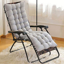 LIUSU Cuscino per Sedia Sdraio per Interni/Esterni 170 × 53 × 8 cm Cuscino per Lettino Prendisole Cuscino per Sedia con Schienale Alto Cuscino Relax con Schienale Antiscivolo