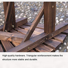 outdoor furniture Sedia da Parco panchina in Legno massello, panchina da Esterno in Legno massello anticorrosivo, Supporto da Balcone per Balcone, Usato per Prato, Portico