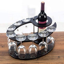 KANJJ-YU Wine Rack Legno Calice Rack Upside Down Home Vino Shelf Governo del Vino Decoration Vino