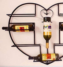 PZW Semplice e Creativo Ferro Americano a Forma Di Cuore Appeso a Parete Cremagliera Portabottiglie Personalità Creativo Appeso Cremagliera Portabottiglie