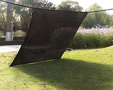 WXQIANG Ombra di copertura Sun Sail for esterna del giardino Patio Yard partito, tendalino parasole a baldacchino con il 90% UV Block, rettangolo nero con occhielli Protezione solare, isolamento termi