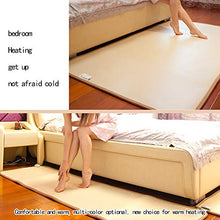 ZZLYY Piedi riscaldata Carpet, la Protezione Ambientale Risparmio energetico e Nessuna radiazione di Carbonio Cristallo Riscaldamento Pad, con Un Non-Radiation Arrampicata Mat for Children,E,50X100CM