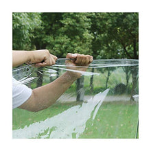 GDMING 0.5mm Telone Impermeabile 100% UV E Resistente agli Agenti Atmosferici Clear Telo Multifunzione Copertina per All'aperto Terrazza Baldacchino Tendalino con Occhielli, 21 Dimensioni