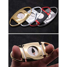 Sigaro Forbici Personalizzata in Lega di Zinco Cutter in Acciaio Inox A Doppia Lama della Ghigliottina Sigaro Forbici Affilate Taglierina di Sigaro,Argento