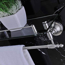 MJMJ Portasciugamano Portasciugamani Mensola per Bagno Mensola per Doccia in Acciaio Inox 304 Mensola Angolare in Vetro Mensola per Doccia da Bagno Portaoggetti per Organizer con Portasciugamani