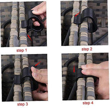 Clip in Metallo Divano Ad Incastro Del Connettore, Morsetti Mobili in Rattan Sedia Fastners Clip Per Mobili Da Giardino (nero-medium) 10 Pezzi
