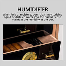 N \ A Armadio humidor per sigari Personalizzato con igrometro per sigari 35, 3 cassetti più Grandi Foderato in Cedro Custodia per sigari per Lui, Fidanzato, papà, Marito