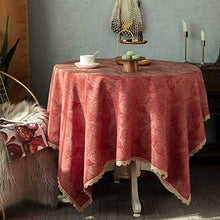 Tovaglia Rettangolare Jacquard Tovaglia Rossa Protezione, Tovaglie Lavabili Antimacchia E Antigoccia Per Cucina Domestica Sala Da Pranzo Decorazione a Buffet