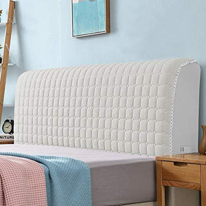 Copri+Testata+Letto , Fodera Per Testata Letto Copertura per Testiera per Letto Copri Testata Letto 180/190/200cm Matrimoniale/Singolo Premium Imbottita Elastica Copritestata Letto Velluto Fodera