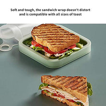 UTDKLPBXAQ Scatola per Pane tostato Portatile Riutilizzabile in Silicone per Sandwich per Picnic in Ufficio a casa