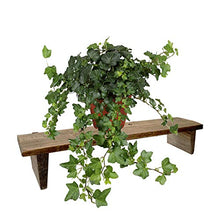 INDA-Exclusiv - Scaffale per fiori, in legno, 58 x 12 x 9,5 cm