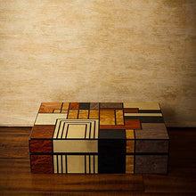 Minmin Cigar Box Idratante Gabinetto Legno di Cedro Fodera Grana del legno Parquet grande capacità alcoholized Cigar Box, 350x240x100mm accessori del sigaro (Size : 350x240x100mm)