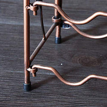 LHQ-HQ Retro Vino cremagliera in Ferro battuto Creativo Titolare portabicchieri Vino Calice for Il Vino di Alta Vino portabicchieri retrò Europeo Appendere Raffreddamento del Vino Europeo