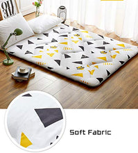 Pieghevole Materasso Tatami Stuoie Bed Ground Materasso Letto Futon Matrimoniale Dormitori Campeggio Firm Cotone Futon Portatile Fodera (Cuscino non incluso) / 100x200cm