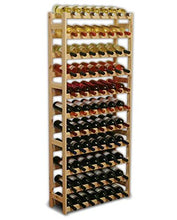 MODO24 - Cantinetta per Vini in Legno Non trattato, Legno, Non trattato, 72.5 x 25.0 x 166.0 cm