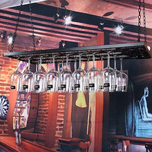 DJSMjbj - Portabicchieri in stile europeo, da appendere in vetro, da appendere al portabicchiere, facile da installare (dimensioni: 100 x 31 cm)