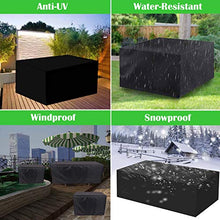 WZDD Copertura Impermeabile per Mobili da Giardino 90x90x90cm, Copertura Tavolo Giardino Esterno, Traspirante Protettivo Anti-UV Anti-UV 420D Oxford Copritavolo da Esterno