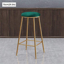 LWW Sgabelli, Bancone Altezza finitura del metallo/ferro per Pub/Ristorante/Casa Cucina - Backless seggiolone con molle dell'ammortizzatore,75 cm
