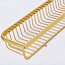 LCSD Mensola Bagno/Cremagliera del Bagno Dell'hotel Dell'hotel di Rettangolo D'ottone Rettangolare Moderno Dell'oro