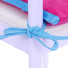 WCY Set di Cuscino per sedili Profondi per Esterni da Interno, Patio Cuscini per sedie Posteriore Alto Antiscivolo Traspirante overtuffed Cibo Stripe strofinaggio Sedile e 40x40cm (16x16in) yqaae