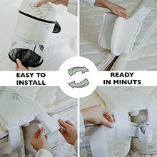 BALIBETOV Unisci materassi (Bed Bridge) Kit - Unisci materassi singoli in matrimoniale - Connettore a Due Letti Connettore per Materasso per Ospiti e riunioni di Famiglia (Naturale)