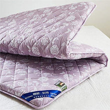 HKX Tappetino coprimaterasso Futon Spine Care, dormitorio Singolo o Matrimoniale [Antracite] -B 150x200cm (59x79 Pollici)