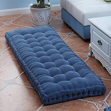 Cuscino Lungo, Cuscino da Sole, Addensare Cuscini per sedie da Giardino Tinta Unita casa Tappetino Cuscino da Terra Cuscino Panca Cuscino 40x110 cm Rosso