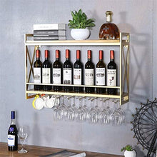 Classico Attaccatura del supporto di Wine 60/80 Bottle / 100 centimetri montaggio a parete del vino del metallo |Rack Glass |Mensola Holder Vino stand |Titolare Hanging Wine Glass ripiano Unità Organi