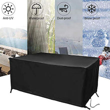 DIELUNY - Copridivano da giardino 45 x 40 x 25 cm, impermeabile, rettangolare, antivento, in tessuto Oxford, per divani e sedie