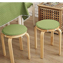 HYLX Cuscino Sedile, Cuscino Sedia, Cuscino Sgabello Rotondo, Cuscino Sedia Floreale Antiscivolo in Cotone Spesso, per Giardino, terrazza Esterna