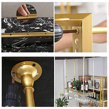 JHGJBJ Hanging Cremagliera del Vino del Metallo, Ferro Battuto Appeso Porta Bicchiere di Vino con Bottiglia di Vino Depressione, Regolabile in Altezza del Boom 55-95cm (Size : 80x35cm)