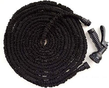 GYLEJWH Tubo per Innaffiare Tubo Magia Espandibile, Espandibile con Tubo dell'Acqua 3 Volte Auto, con 8 Ugelli di Funzione E Due Connettori Differenti,25FT