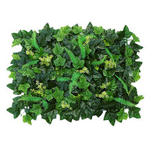 EXCLVEA Decorazione Schermo Foglia Finta all'aperto 12 Pezzi Artificiale Bosso Pannelli Faux Hedge Parete for La Protezione UV Indoor Recinto All'aperto Muro Erba Decorazioni Domestiche