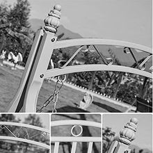 HLZY Grande aliante all'aperto con Supporto, Sedie a Battente all'aperto per Adulti, Princess Swing Bed Garden Swing Lazy Dzeche Amaca Amaca Banco basi Adatto per Patio, Giardino