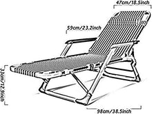 Sedie reclinabili a gravità zero pieghevole sedia a sdraio con braccioli coperta pisolino pigro per il tempo libero all'aperto viaggio spiaggia giardino Deck sedia reclinabile
