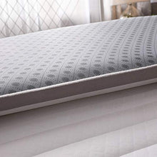 Futon Materasso Topper, Tappetino per Dormire Pieghevole Antiscivolo in Cotone Tatami,Gray,180 * 200cm/71 * 79inch