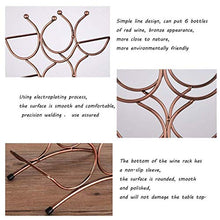 LHQ-HQ Wine Rack, 3 Strati impilabile Wine Rack - Classic Wine Rack - Adatto for Bar, armadi, dispensa, ECC - 6 Bottiglie, Metal