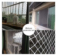 for Bambini all'aperto Ringhiera Safety Net Multiuso Net Decorativo di Sicurezza Net anticaduta Asilo for Bambini a Rete Senza Scale Protezione Net Net Net Cat stendere Rete Bianca