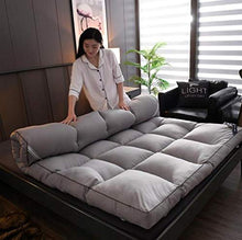 YOLL Materasso Tatami Giapponese Ispessimento Materasso Futon Pieghevole in Peluche, Materassi Letto futon Soggiorno Tappetino Yoga Tappetino Universale Quattro Stagioni Residenza Studen