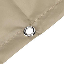 Oumefar Tenda da Sole Impermeabile con tettoia a Quattro Angoli per vialetto Patio o Altra Area Esterna(Beige)