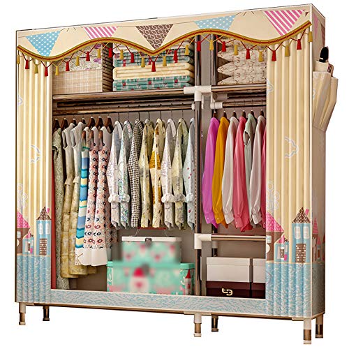 HMEIGUI Guardaroba – Lavabile, Oxford, Armadio Guardaroba, Veloce e Facile da Montare, Durevole.